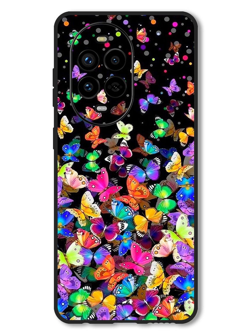 Theodor Case Compatible with Huawei Nova 13 Pro Protection Shockproof Bumper Cover Small Butterflies - Image 1