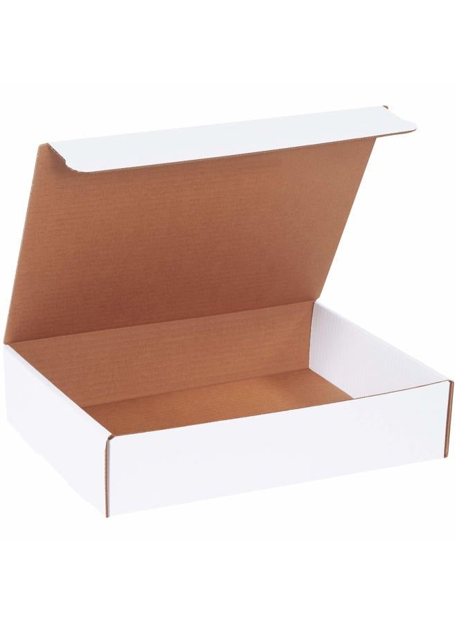 BOX USA BML13103 Literature Mailers, 13" x 10" x 3", White (Pack of 50) - Image 1