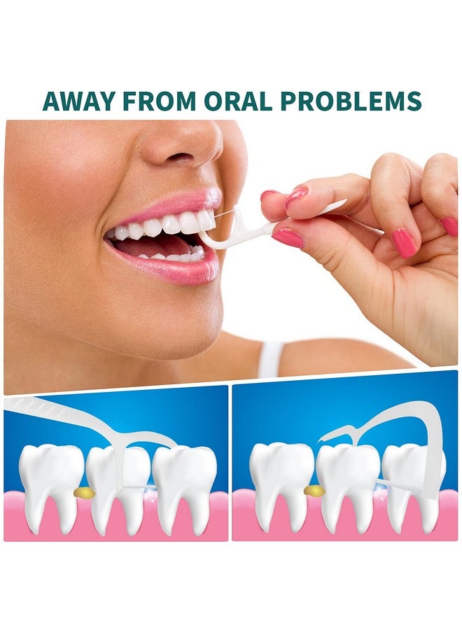 WLLHYF Portable Dental Floss Case Automatic Dental Floss Pick Organizer Case Travel Flosser Dispenser Storage Case Refillable Holder Boxes With 10 Floss Picks For Teeth Cleaning (White) - Image 4