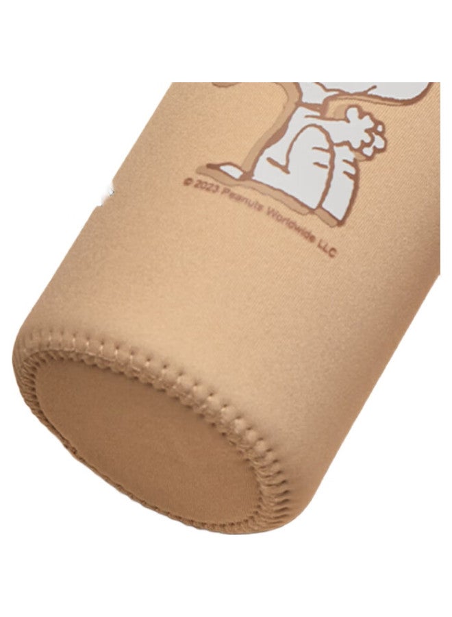 Snoopy Insulated Cup, Direct Drinking Water Cup, Universal Sleeve, Anti-Drop Sleeve, Water Cup Bag, Anti-Scalding, 480-500Ml, Handheld Strap, Dual-Use - Image 1
