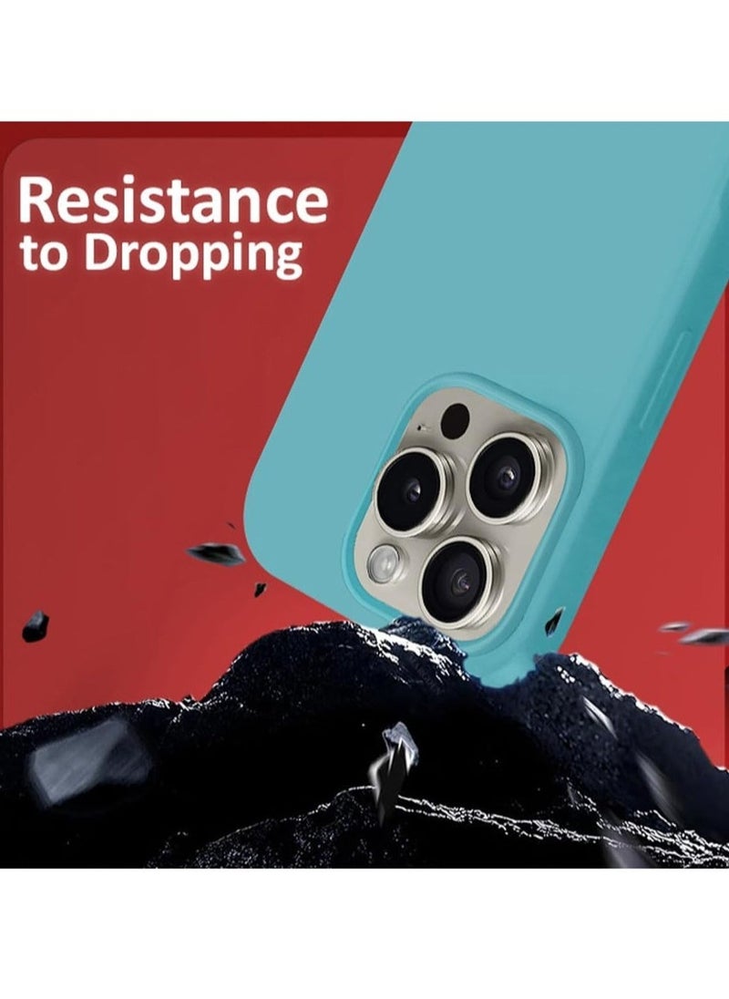 JAJEEK "Liquid Silicone Case for iPhone 16 Pro - Ultra Slim Design, Soft Anti-Scratch Microfiber Lining & Drop Protection" - Image 3