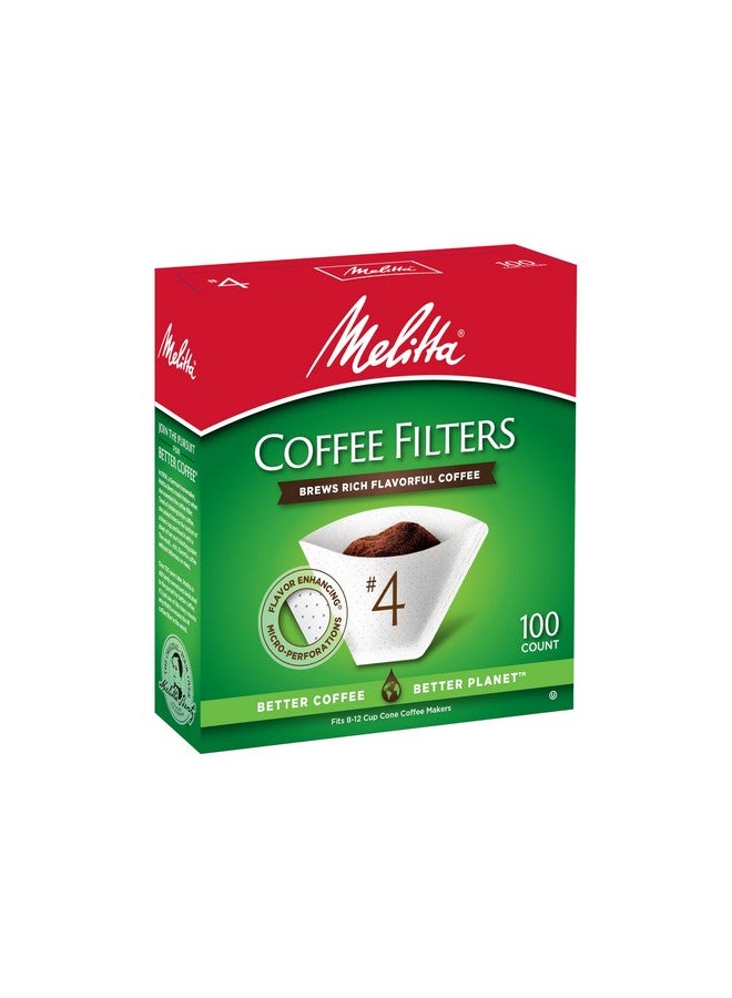 ميليتا مرشحات قهوة مخروطية ميليتا رقم 4، بيضاء، 100 فلتر (عبوة من 6 قطع)، 600 فلتر إجمالي - قد تختلف العبوة - Image 2