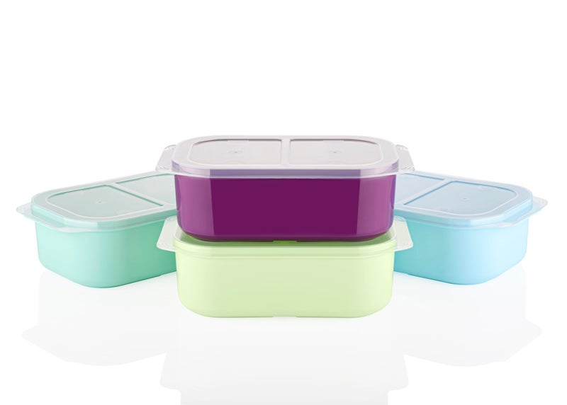 HAPPI Multipurpose Plastic Airtight Masala Box for Kitchen, Fridge Storage Containers Spice, Grocery, Dry Fruits, Vegetable Food Storage Box (3000 ml - Sea Green) - Image 4