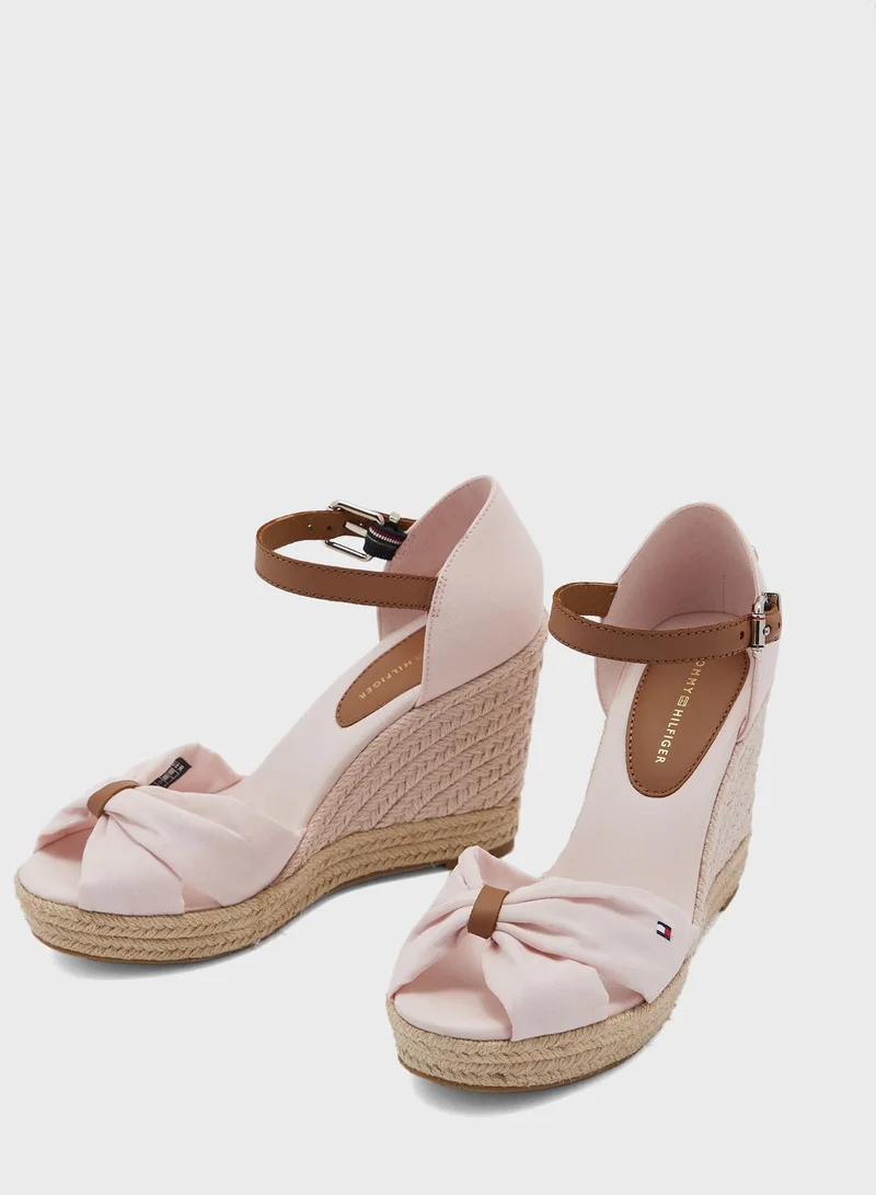 TOMMY HILFIGER Basic Open Toe High Wedge Sandals