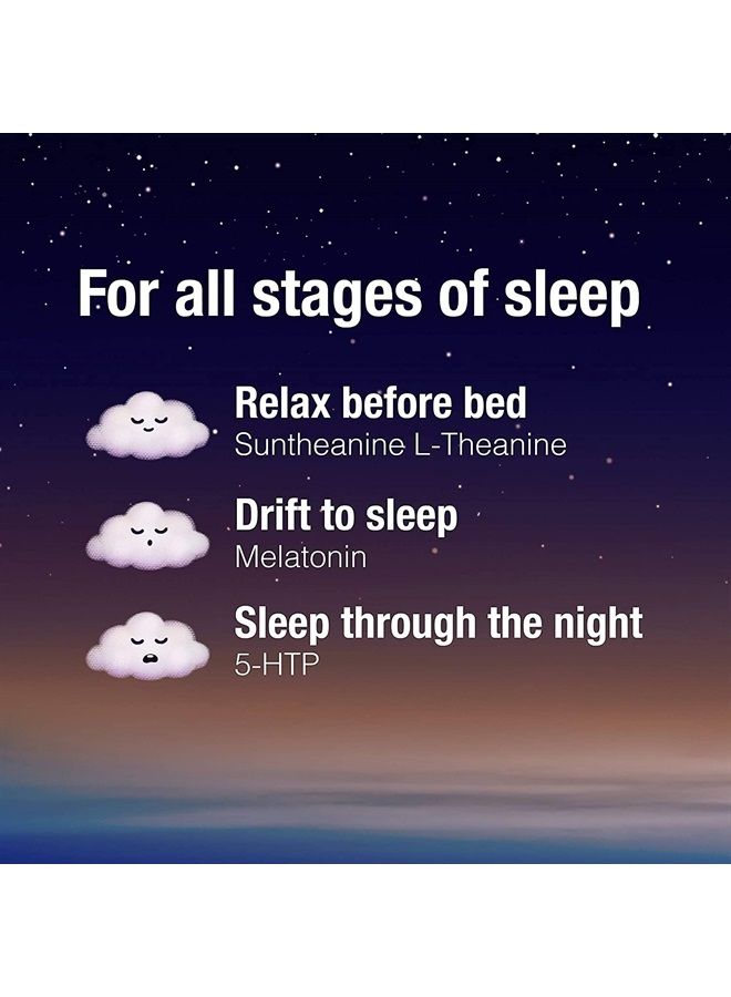 natural Factors Stress-Relax Tranquil Sleep by Natural Factors, Sleep Aid with Suntheanine L-Theanine, 5-HTP, Melatonin, 90 Softgels  - Image 4