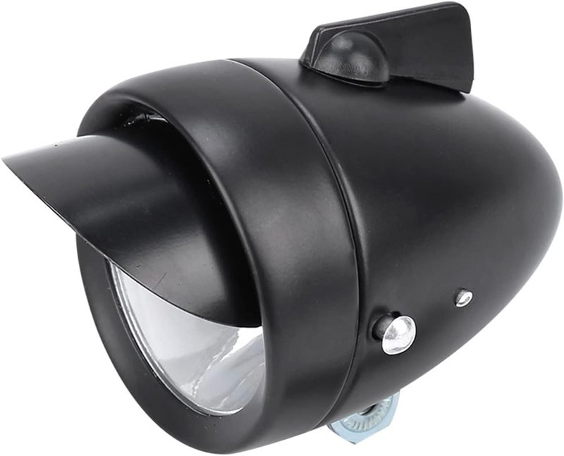 klarako Battery Powered Front Bicycle Light Beach Cruiser Headlight Retro Headlights Lights and Rear Vintage Motorcycle Style headlamp Bicycles Spare Parts Bike Chrome for bafang ebike - Image 3