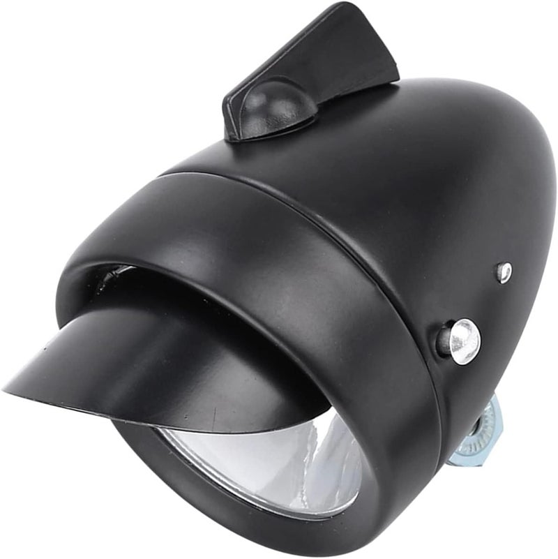 klarako Battery Powered Front Bicycle Light Beach Cruiser Headlight Retro Headlights Lights and Rear Vintage Motorcycle Style headlamp Bicycles Spare Parts Bike Chrome for bafang ebike - Image 4