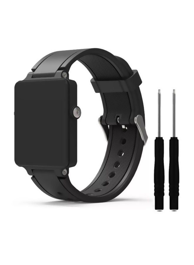 NIBEMINENT Replacement Strap For Garmin Vivoactive Smart Watch Black - Image 2