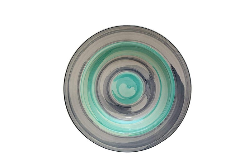 VolCraft Ceramic Hand-Painted Deep Pasta Plate| Soup Plate | Snack Plate | Size 7 inch |Microwave Safe, Oven Safe |Set of 6 Plates - Image 3