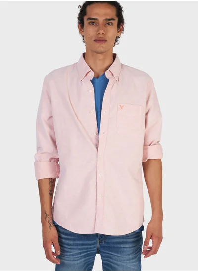 American Eagle Button Down Slim Fit Shirt