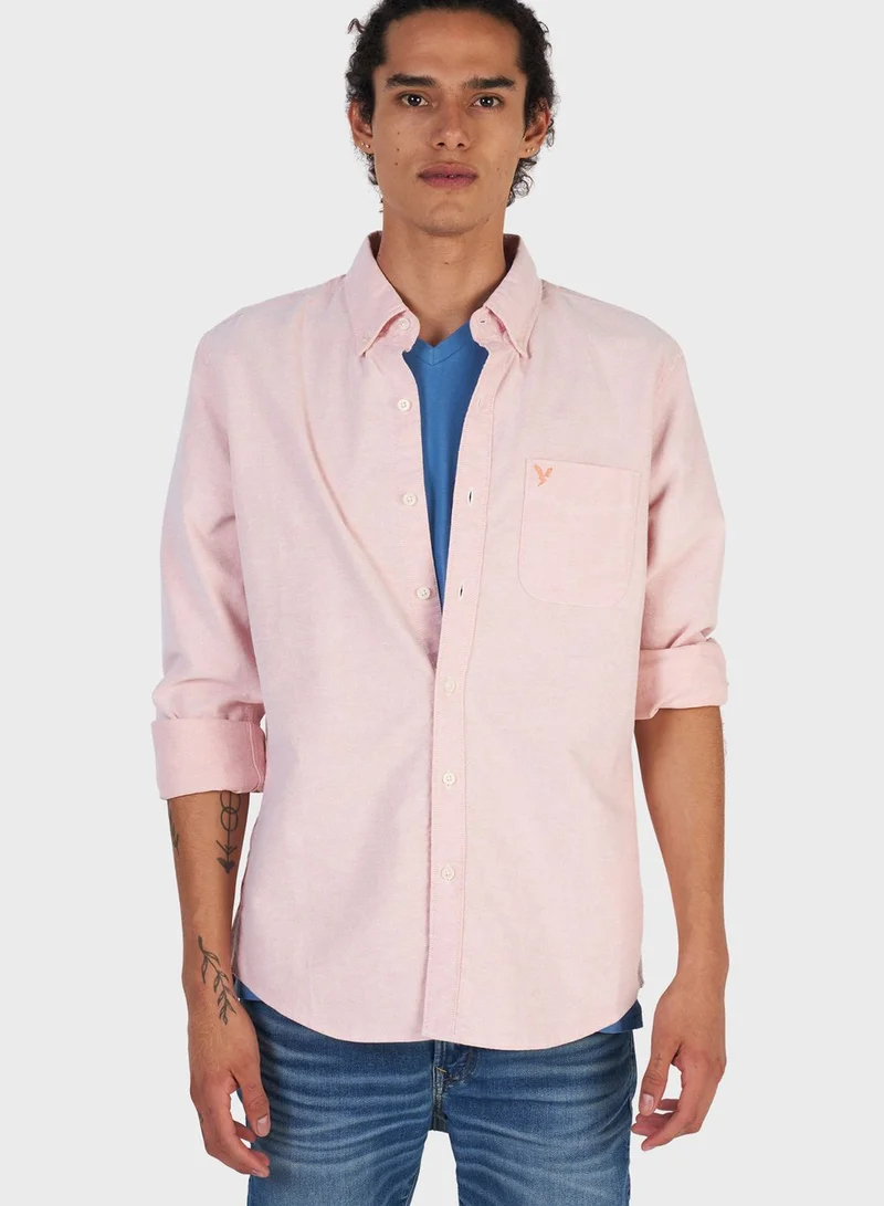 American Eagle Button Down Slim Fit Shirt