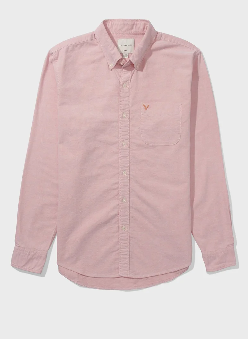 American Eagle Button Down Slim Fit Shirt
