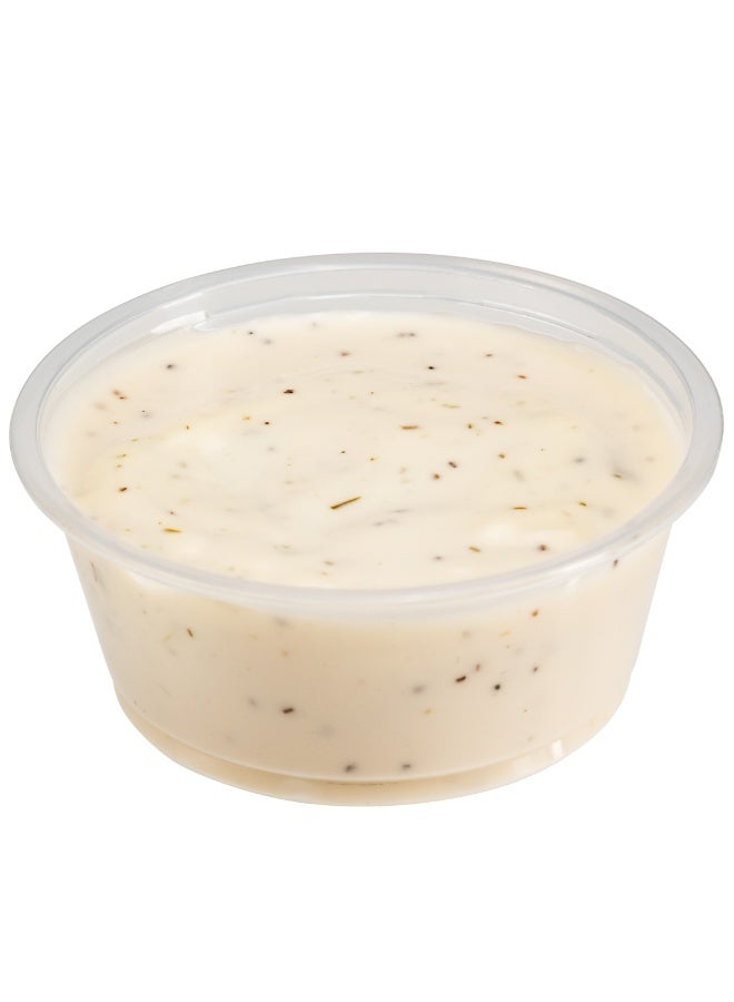 Restaurantware أكواب صلصة RW بوزن 3.3 أونصة، 2000 كوب توابل آمن للاستخدام في الميكروويف - مقاوم للكسر، disposable، أكواب بلاستيكية شفافة، للعينات، الصلصات، أو التوابل، الأغطية تباع بشكل منفصل - Image 2