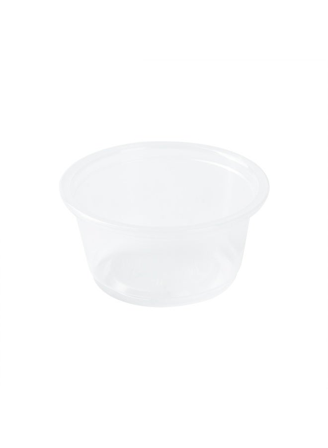Restaurantware أكواب صلصة RW بوزن 3.3 أونصة، 2000 كوب توابل آمن للاستخدام في الميكروويف - مقاوم للكسر، disposable، أكواب بلاستيكية شفافة، للعينات، الصلصات، أو التوابل، الأغطية تباع بشكل منفصل - Image 1