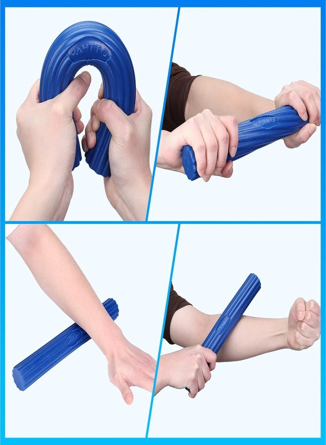 PAHTTO Flexible Resistance Bar for Physical Therapy, Resistance Exercise Twisting Bar for Tennis Elbow, Tendonitis Pain Relief & Grip Strength Improve, Blue- Heavy, 25 LBS - Image 5