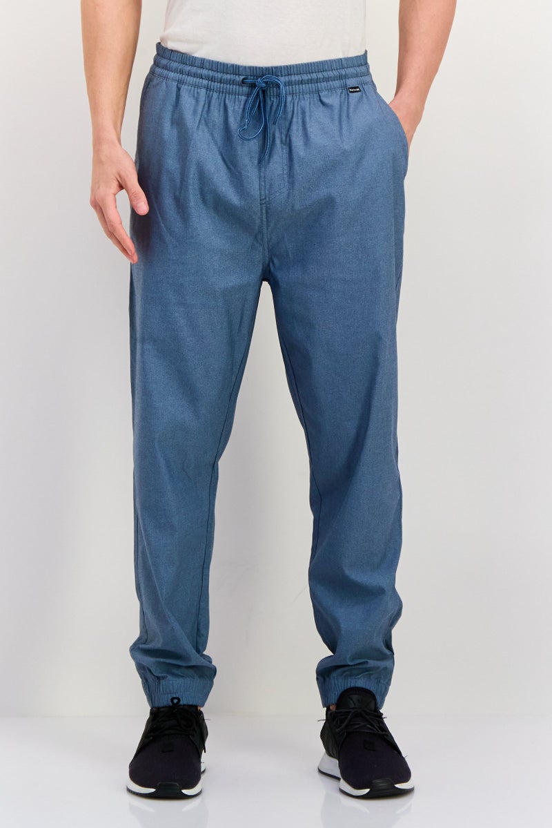 Hurley Men Straight Fit Training Jogger Pants, Slate Blue  - Image 1