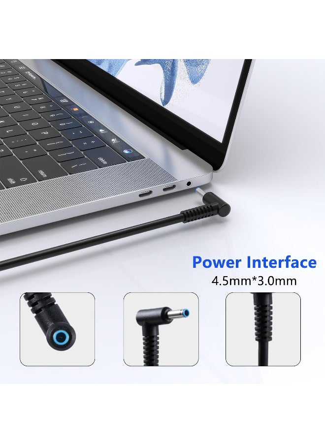زيكسين شاحن لابتوب بقوة 150 واط لأجهزة HP ZBook (طرازات 15، 16، 17، 15U، 15V من الجيل G3 إلى G9)، وFury (15، 17)، وStudio (G3-G9)، وPower (G7-G10)، وOMEN (15، 17)، وPavilion Gaming (15، 17) ومحطات العمل المتنقلة. - Image 5