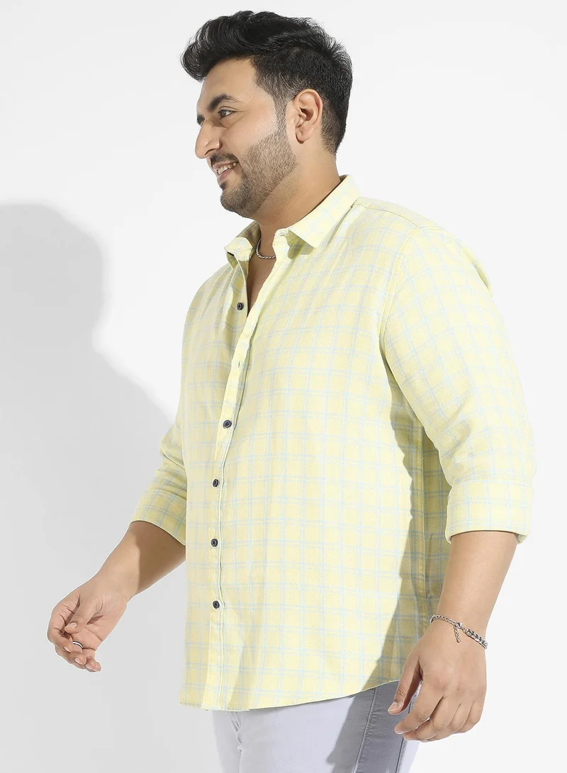 Instafab Plus Tartan Plaid Shirt