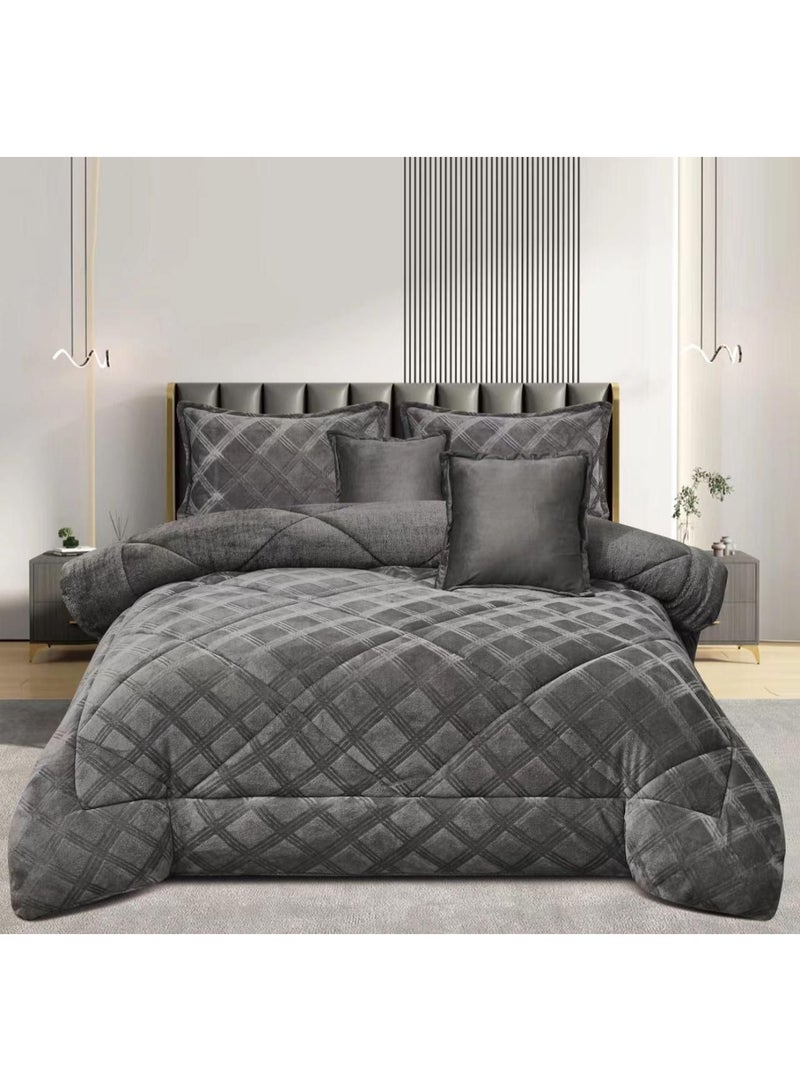 Moon Winter double-sided velvet and fur comforter