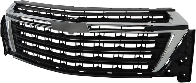 Silscvtt Front Bumper Hood Grille Upper Black with Chrome Trim for 2022-2023 Traverse - Image 5