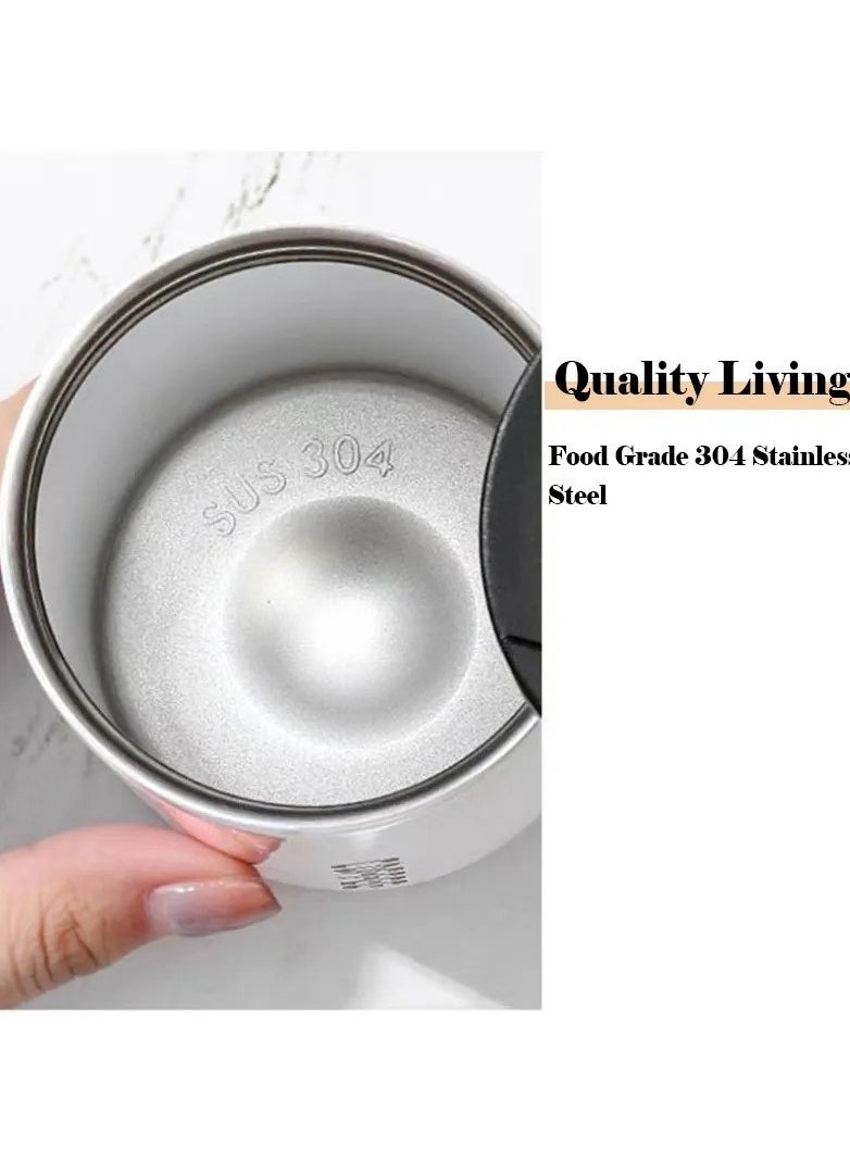 Coffee - 400ml Stainless Steel Thermal Coffee Cup 304 Thermos Cup Leak Proof Portable Travel Thermal Cup Water Bottle - Image 1