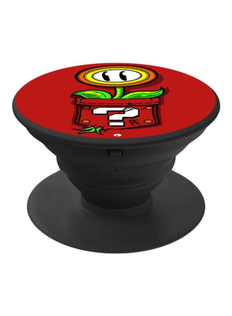 RKN Printed Pop Socket Black/Red/Green - Image 1