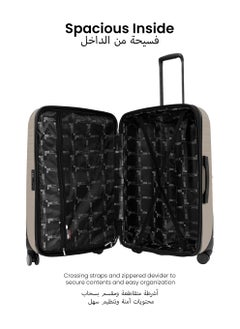PARAJOHN PARA JOHN ALTIV 3 Pieces ABS Luggage Trolley Set - Beige  - Image 5