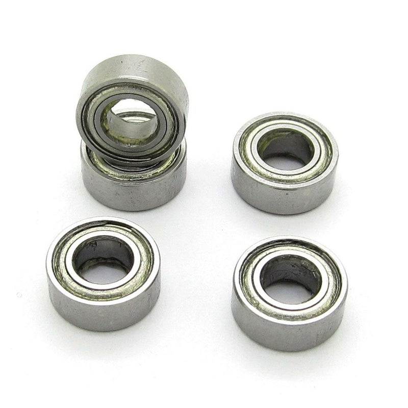 NewZoll 5x10x4 mm Miniature Deep Groove Ball Bearing Skateboard Bearings MR105ZZ L1050ZZ 10 PCS Skateboard Bearings - Image 2