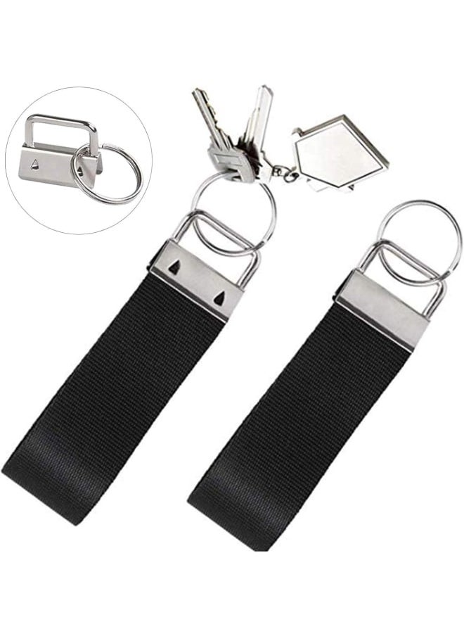 Generic - 46Pcs Metal Keychain Bulk with Swivel Snap Hooks Tri-Glide Buckles D-Rings Magnetic Buttons and Wristlet Hardware for Handbag Purse Hardware Craft Bag Making Supplies and Sewing Projects - Image 1