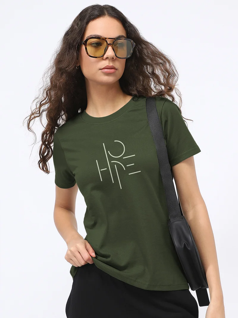 Nobero  Nobero Women Graphic Printed T-shirt for Women | Best Price UAE