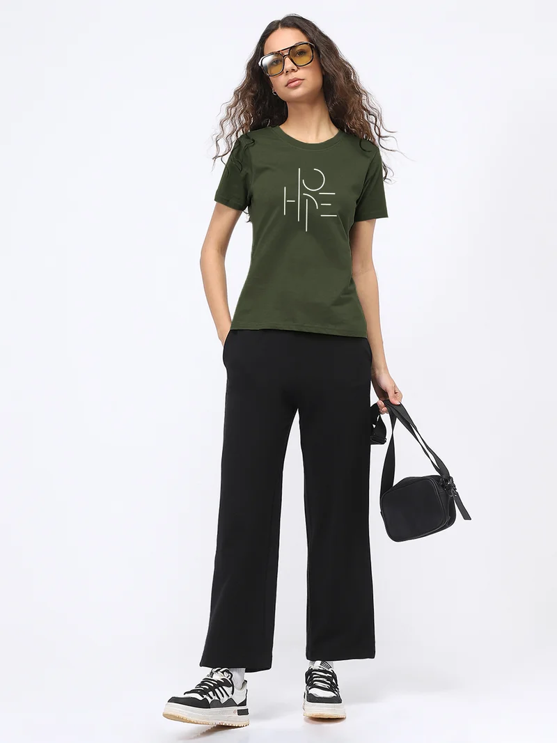 Nobero  Nobero Women Graphic Printed T-shirt for Women | Best Price UAE