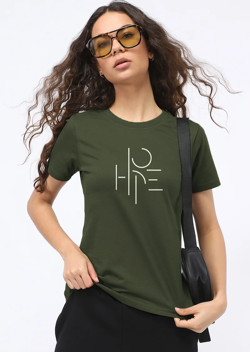 Nobero  Nobero Women Graphic Printed T-shirt for Women | Best Price UAE