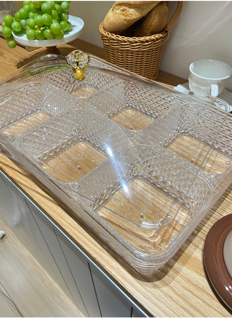 9 Pieces Serving Trays Set With Inner Acrylic  tray - pzsku/Z2B1049D84965942C69C1Z/45/_/1728193661/4855d2bc-6f87-4ba1-9f48-93ac54181af9