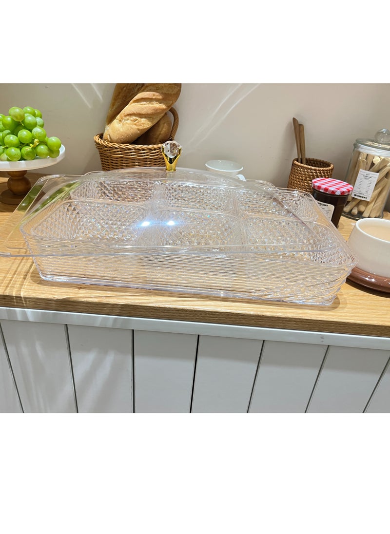 9 Pieces Serving Trays Set With Inner Acrylic  tray - pzsku/Z2B1049D84965942C69C1Z/45/_/1728193681/7363a7ec-37af-4fb2-a94d-58bfdb4991ea