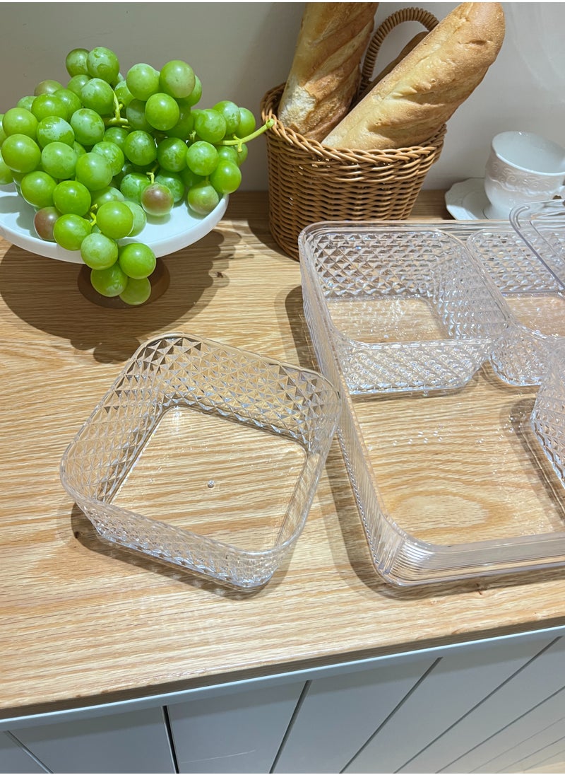 9 Pieces Serving Trays Set With Inner Acrylic  tray - pzsku/Z2B1049D84965942C69C1Z/45/_/1728193701/7c42789d-3b85-41ac-a825-99c90fd37516