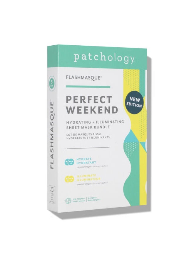 Patchology Perfect Weekend Hydrating + Illuminating Sheet Mask Bundle - Image 3