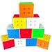CFMOUR 10 Pack 3x3 Speed Cube Set Moyu Meilong 3C Stickerless Magic Cubes Bundle 3x3x3 Fast Turning Birthday Party Easter Valentines Day Gifts Puzzle Game Brain Toy for Kids and Adult - Image 2