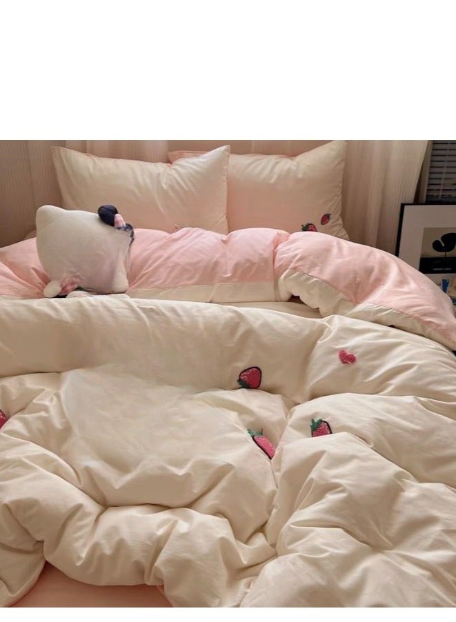 Bed Sheet Style — High End Cartoon Pattern  Pure Cotton Bedding Four Piece Set - Image 3