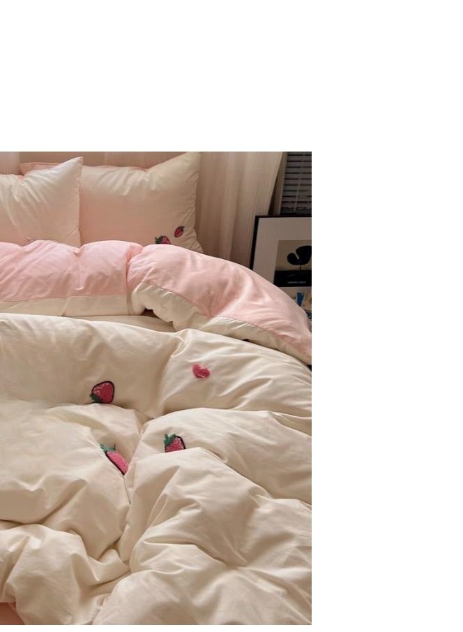 Bed Sheet Style — High End Cartoon Pattern  Pure Cotton Bedding Four Piece Set - Image 5