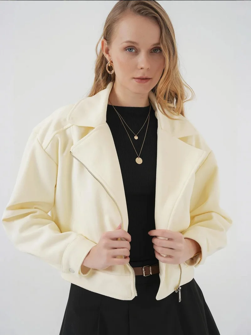 بيغ دارت جاكيت جبردين قصير بقصة واسعة