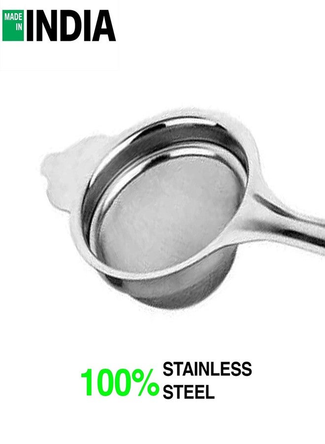 Nonstick Baby Sauce Pan/Frying Pan 17cm Dia & Tea Strainer, Maroon Base, Pack of 1, Durable & Easy-to-Clean - Image 5