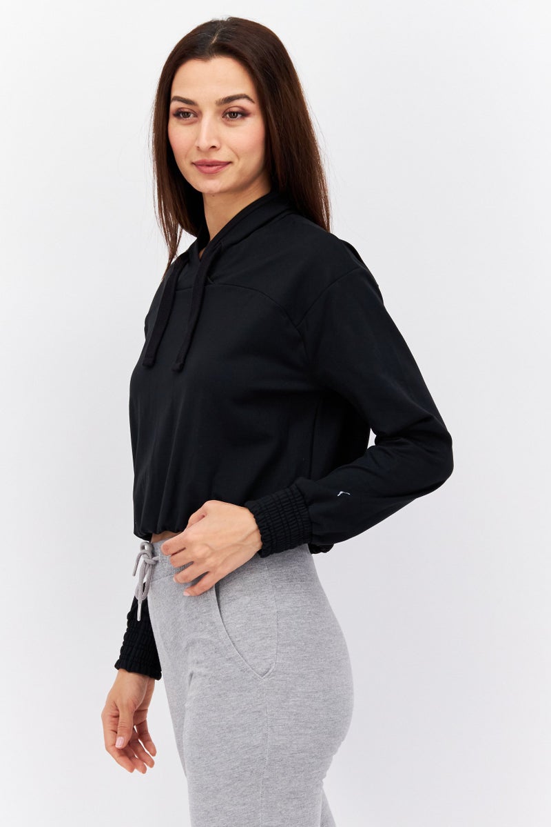 PUMA Women Sportswear Fit Training Sweatshirt, Black - Image 4