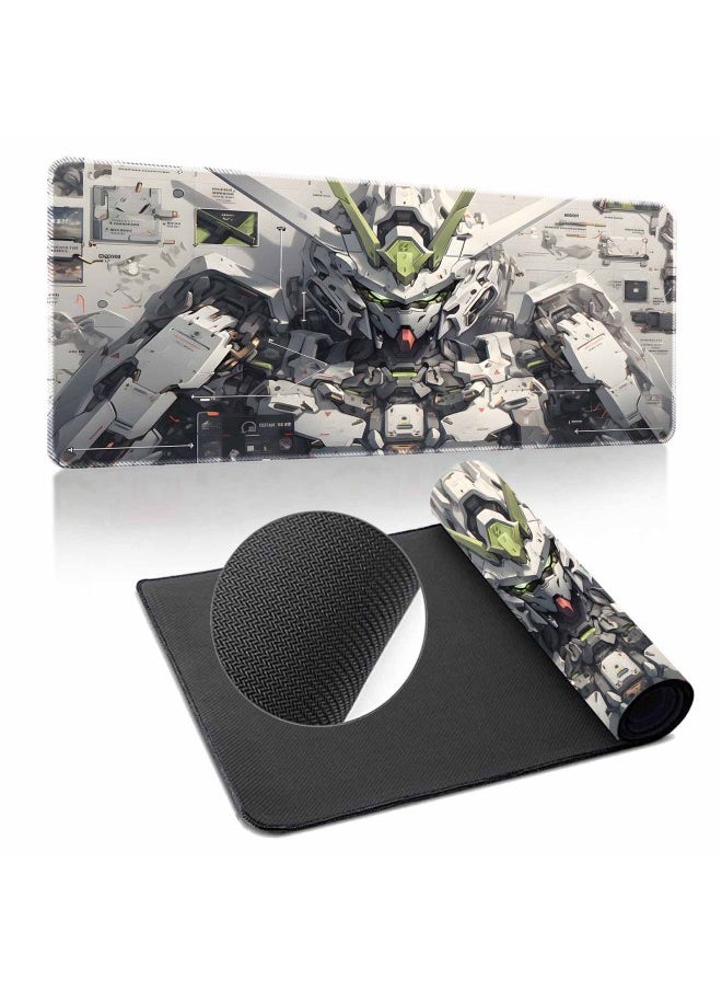 Generic - Gundam Mouse Pad Oversized Machine Warfare Boys Science And Technology Sense Computer Keyboard Pad Learning Games Dormitory Non-Slip Table Pad-Color:600*1200*4mm-Pattern:Up To ① Paragraph 15 - Image 1