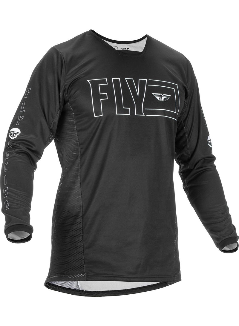 FLY Black Breathable Mesh Off-Road Motorcycle Riding Jersey size XL