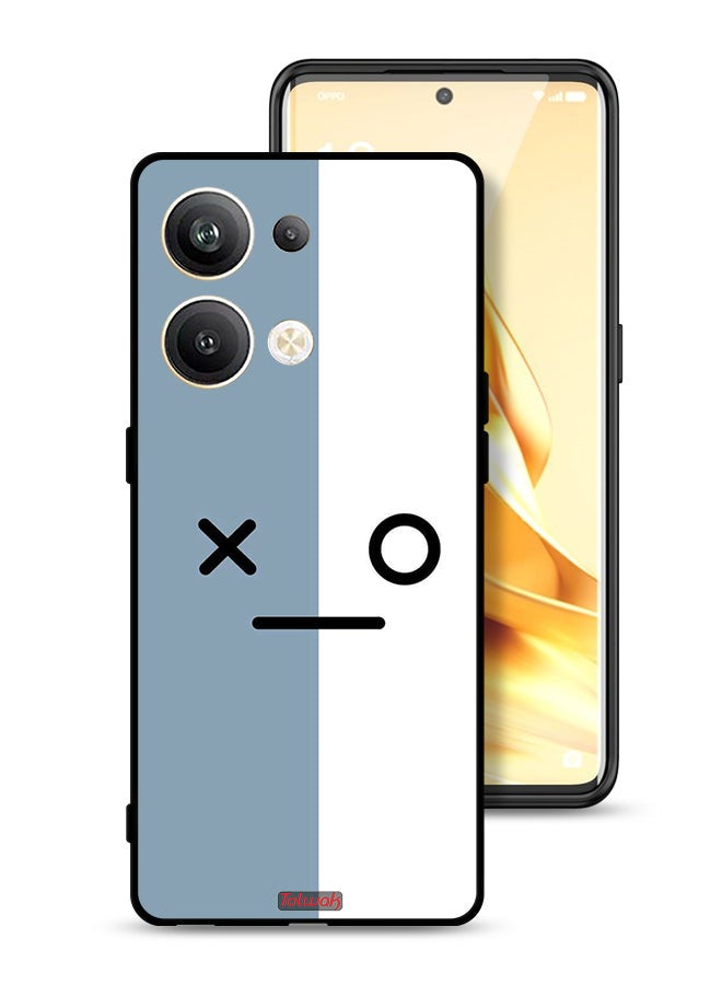 Tolwak Oppo Reno9 Pro Plus 5G Protective Case Cover Face Icons - Image 1