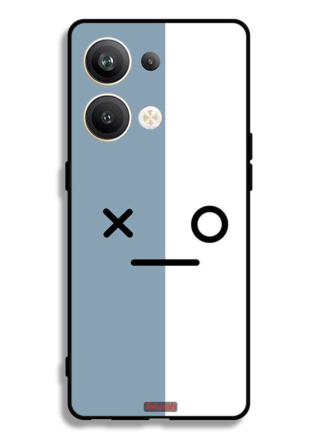 Tolwak Oppo Reno9 Pro Plus 5G Protective Case Cover Face Icons - Image 2