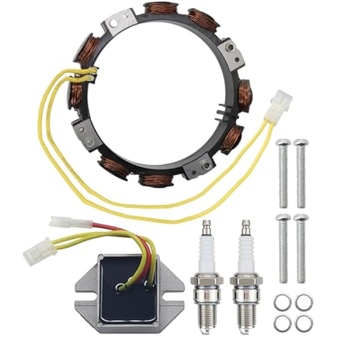 Carbpro 592830 696458 for Alternator Charging Coil Stator fits John Deere GT235 LT166 Craftsman V-Twin - Image 5