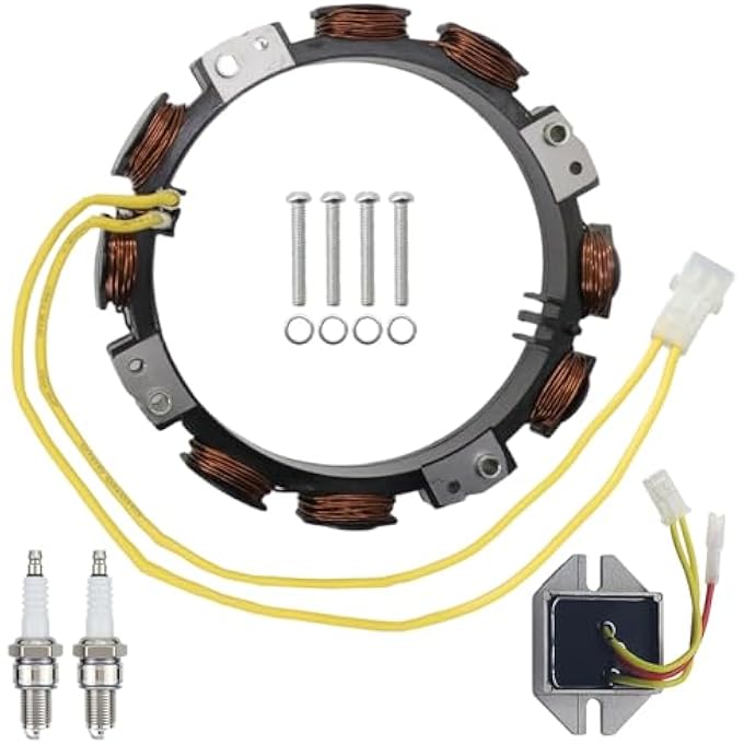 Carbpro 592830 696458 for Alternator Charging Coil Stator fits John Deere GT235 LT166 Craftsman V-Twin - Image 1