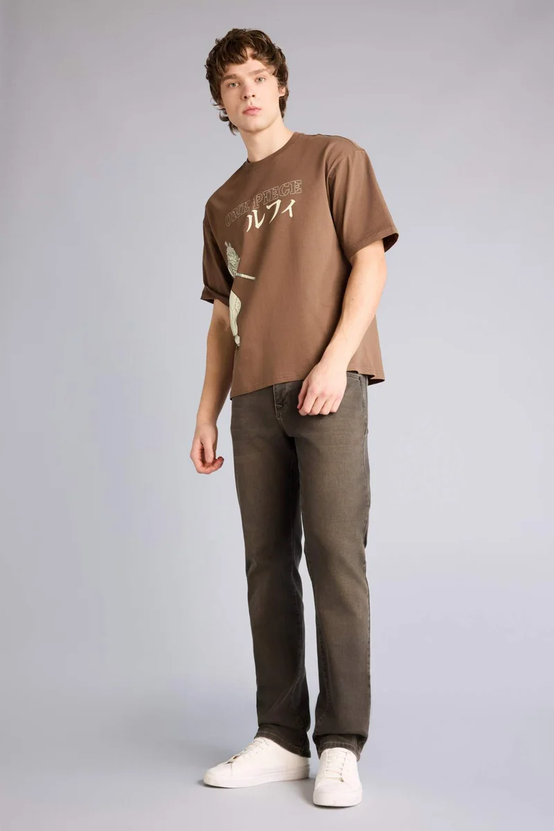 DeFacto Boxy Fit One Piece Print T-Shirt