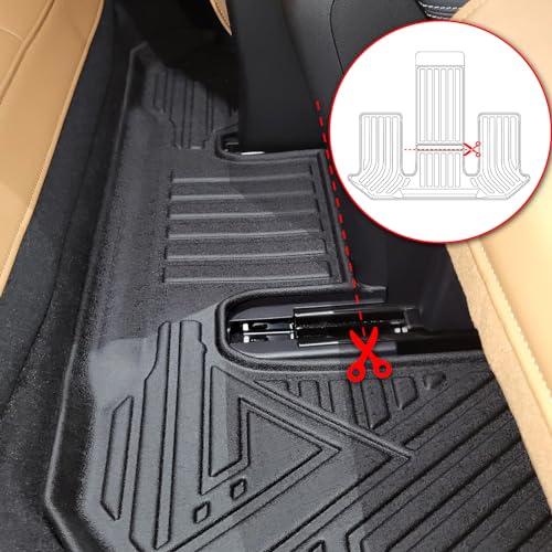 ANBINGO® Floor Mats for 2024 2025 CX-90 & CX90 PHEV (Plug in Hybrid) 6&7 Seater 2nd Row Captain Seat or Bucket Seat All Weather Waterproof Mazda Car Mat Guard Liners - Image 2